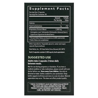 Gaia Herbs, Astragalus Supreme, 60 Vegan Liquid Phyto-Caps