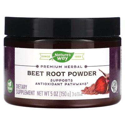 Nature's Way, Premium Herbal, Burak Korzenie proszku, 5 uncji (150 g) Nature's Way, Premium Herbal, Burak Korzenie proszku, 5 uncji (150 g)