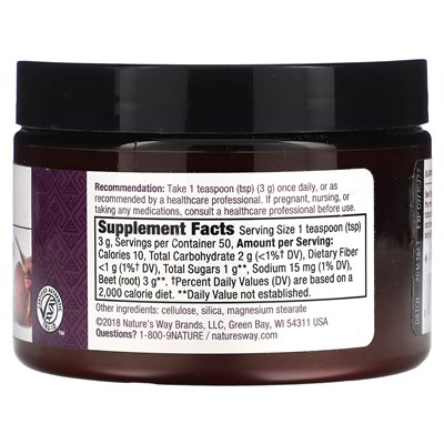 Nature's Way, Premium Herbal, Rote-Bete-Pulver, 5 oz (150 g)