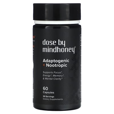 Mindhoney, dawka, adaptogenne nootropowe, 60 kapsułek