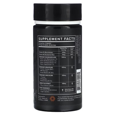 Mindhoney, Dosis, adaptogenes Nootropikum, 60 Kapseln