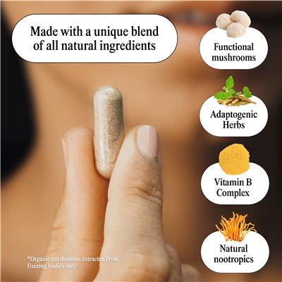 Mindhoney, Dosis, adaptogenes Nootropikum, 60 Kapseln