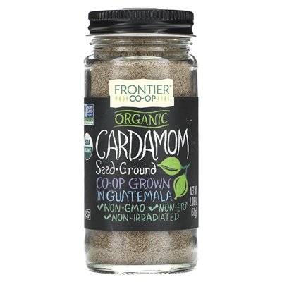 Frontier Co-op, Organic Cardamom Seeds, Ground, 2.08 oz (58 g)