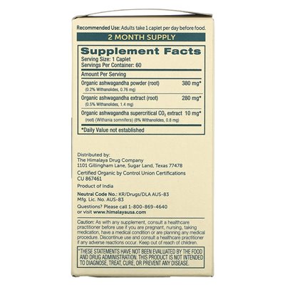 Himalaya, Bio-Ashwagandha, 60 Kapseln
