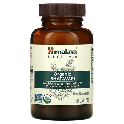 Himalaya, ekologiczne Shatavari, 60 capletów Himalaya, ekologiczne Shatavari, 60 capletów