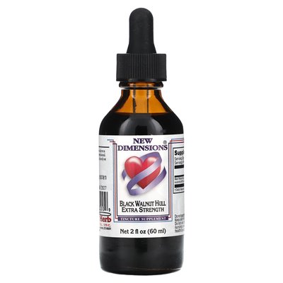 Kroeger Herb Co, Schwarze Walnussschale, Extra Stark, 2 fl oz (60 ml)