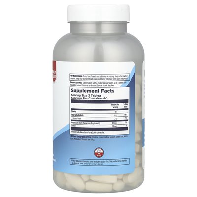 Kal, chelated magnesium bisglycinate, 180 tablets