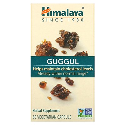 Himalaya, Guggul, 60 kapsułek wegetariańskich