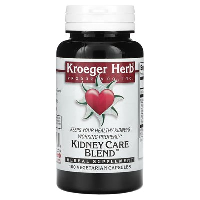 Kroeger Herb Co, mieszanka nerki, 100 kapsułek wegetariańskich
