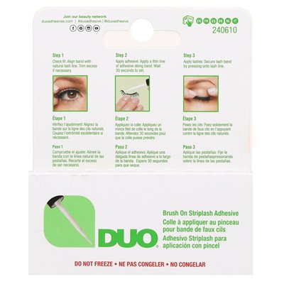 Duo, Brush on Glue Strip, White/Clear, 0.18 oz (5 g)