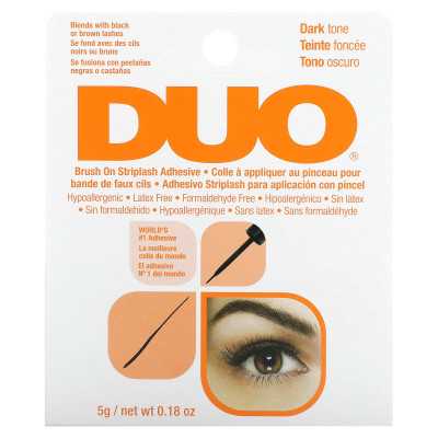 Duo, brush on glue stripes, dark shade, 0.18 oz (5 g)