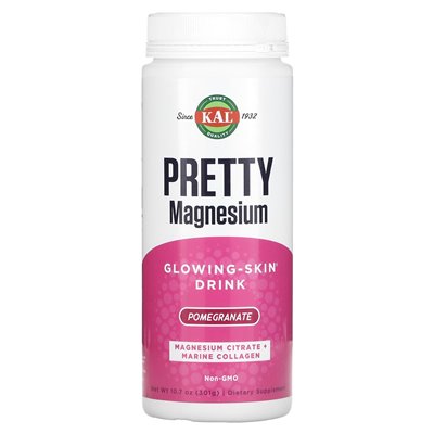 Kal, Pretty Magnesium, Glow Drink, Pomegranate, 10.7 oz (301 g)