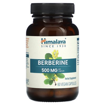 Himalaya, berberyna, 500 mg, 60 wegańskich kapsułek Himalaya, berberyna, 500 mg, 60 wegańskich kapsułek