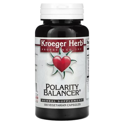Kroeger Herb Co, Polarity Balancer, 100 Vegetarian Capsules