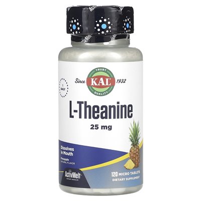 Kal, L-teanina, ananas, 25 mg, 120 mikro tabletek