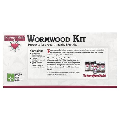Kroeger Herb Co, zestaw Wormwood, 5 -częściowy zestaw Kroeger Herb Co, zestaw Wormwood, 5 -częściowy zestaw