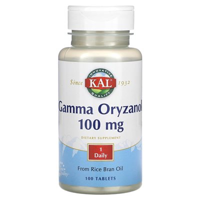 Kal, Gamma Oryzanol, 100 mg, 100 Tabletten