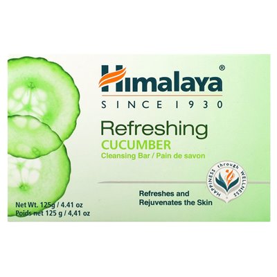 Himalaya, Refreshing Cleansing Bar, Cucumber, 4.41 oz (125 g)
