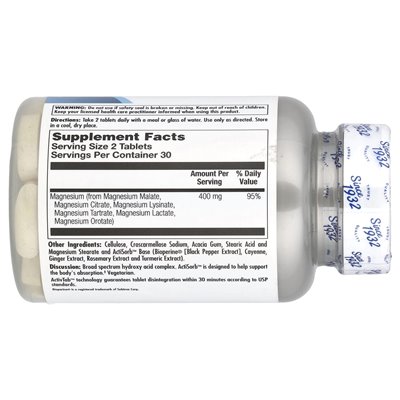Kal, Magnesium Broad Spectrum, 60 Tabletten