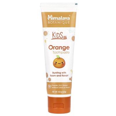 Himalaya, Dla Dzieci, Pomadka do zębów pomarańczowa, 4.0 oz (113 g) Himalaya, Dla Dzieci, Pomadka do zębów pomarańczowa, 4.0 oz (113 g)