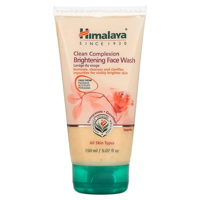 Himalaya, Clean Cera Brightening Face Wal, wszystkie typy skóry, ogórek granatu, 5,07 fl oz (150 ml) Himalaya, Clean Cera Brightening Face Wal, wszystkie typy skóry, ogórek granatu, 5,07 fl oz (150 ml)