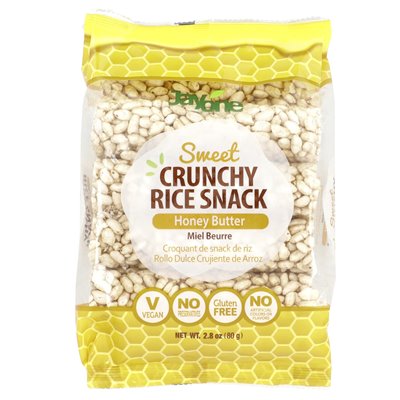 Jayone, süßer, knuspriger Reissnack, Honigbutter, 2,8 oz (80 g)
