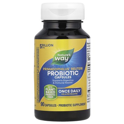 Nature's Way, Probiotic Primadophilus® Reuteri, 5 Billion CFU, 90 Capsules