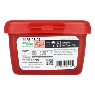 Jayone, fermentierte rote Paprikapaste, 1,1 lbs (500 g)