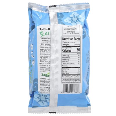 Jayone, seasoned and roasted kelp, 0.17 oz (5 g)