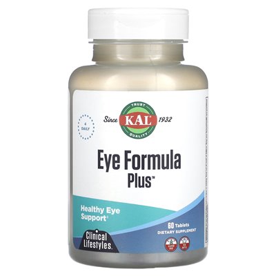 Kal, Eye Formula Plus, Unterstützung für gesunde Augen, 60 Tabletten