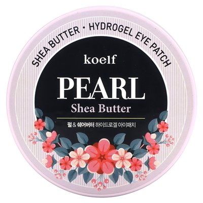 Koelf, hydrożelowa hydrożelowa łata o oko hydrożelowego Pearl Shea, 60 łatek