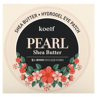 Koelf, hydrożelowa hydrożelowa łata o oko hydrożelowego Pearl Shea, 60 łatek