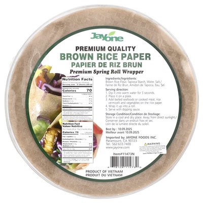 Jayone, brązowy papier ryżowy, 8,81 uncji (250 g)