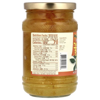 Jayone, Honey Cold & Hot Yuzu herbata, 1,1 funta (500 g) Jayone, Honey Cold & Hot Yuzu herbata, 1,1 funta (500 g)