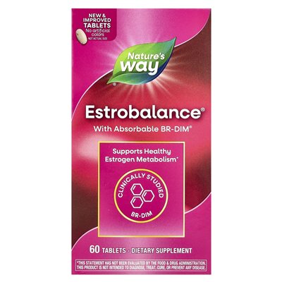 Nature's Way, Estrobalance® z absorbowalnym BR-dim®, 60 tabletkami