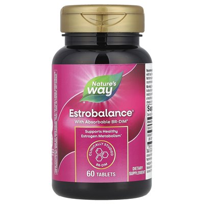Nature's Way, Estrobalance® z absorbowalnym BR-dim®, 60 tabletkami