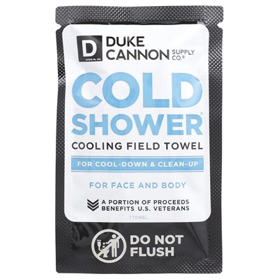 Duke Cannon Supply Co., Cold Shower®, Gesichts- und Körpertücher, 15 Feldtücher