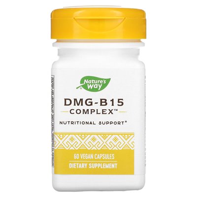 Nature's Way, kompleks DMG-B15, 60 wegańskich kapsułek