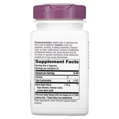 Natura, cicha noc, tradycyjna formuła snu, 100 wegańskich kapsułek