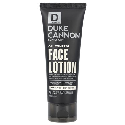 Duke Cannon Supply Co., Balsam do twarzy oleju, bez zapachu, 3 fl oz (88 ml)