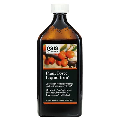 Gaia Herbs, Plant Power Liquid Iron, 16 Oz (473 ml) Gaia Herbs, Plant Power Liquid Iron, 16 Oz (473 ml)