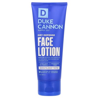 Duke Cannon Supply Co., suchy balsam do twarzy, bez zapachu, 3 fl oz (88 ml)