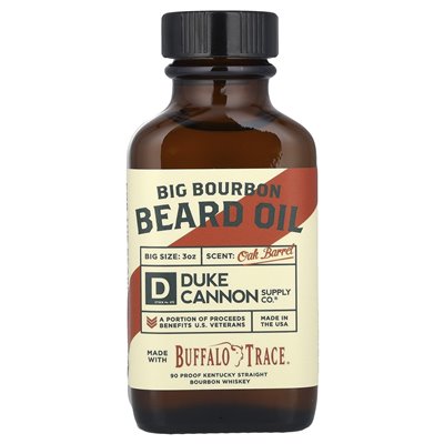Duke Cannon Supply Co., Big Bourbon Beard Oil, Oak Barrel, 3 uncje Duke Cannon Supply Co., Big Bourbon Beard Oil, Oak Barrel, 3 uncje