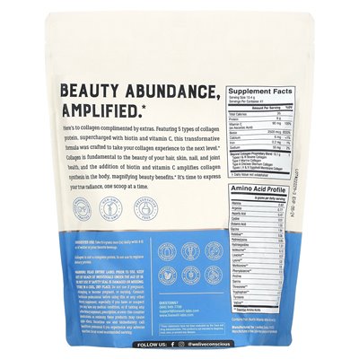 Live Mindfully, Beyond Collagen, with Biotin and Vitamin C, 15 oz (427 g)
