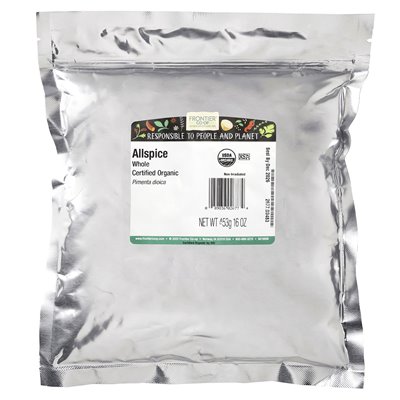 Frontier Co-Op, Organic Whole Allspice, 16 oz (453 g)