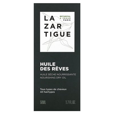 Lazartigue, Huile des Reves, odżywczy suchy olej, 1,7 fl oz (50 ml) Lazartigue, Huile des Reves, odżywczy suchy olej, 1,7 fl oz (50 ml)