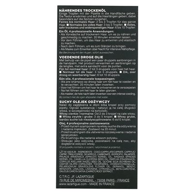 Lazartigue, Huile des Reves, odżywczy suchy olej, 1,7 fl oz (50 ml) Lazartigue, Huile des Reves, odżywczy suchy olej, 1,7 fl oz (50 ml)