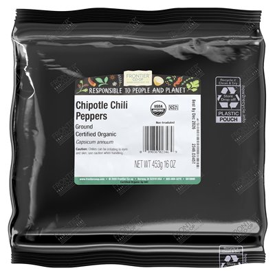 Frontier Co-Op, organiczna papryka chili chili, 16 uncji (453 g)