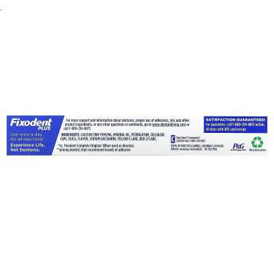 Fixodent plus, krem ​​do kleju dentystycznego, zakres, 2 uncje (57 g)