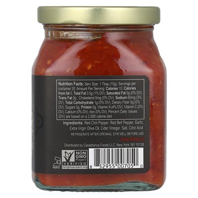 Mina, Harissa, marokański sos z czerwonej papryki, pikantny, 10 uncji (283 g) Mina, Harissa, marokański sos z czerwonej papryki, pikantny, 10 uncji (283 g)